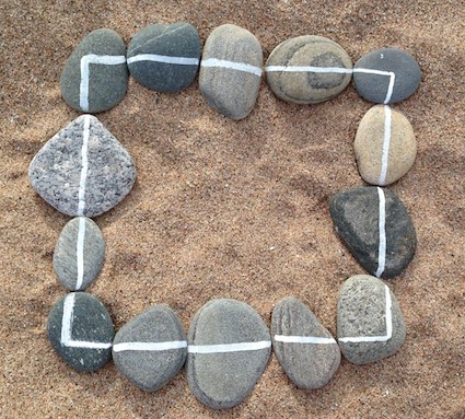 math-centers-white-lines-pebbles